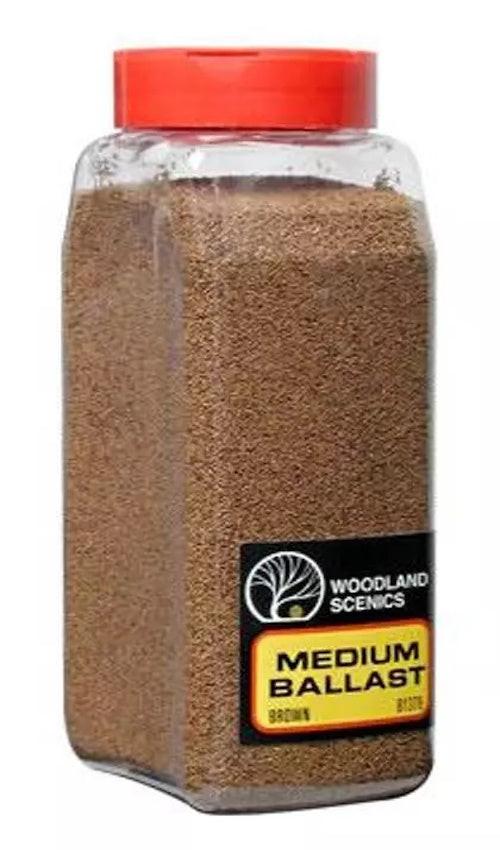 Woodland Scenics B1379 Ballast Medium Brown 32oz