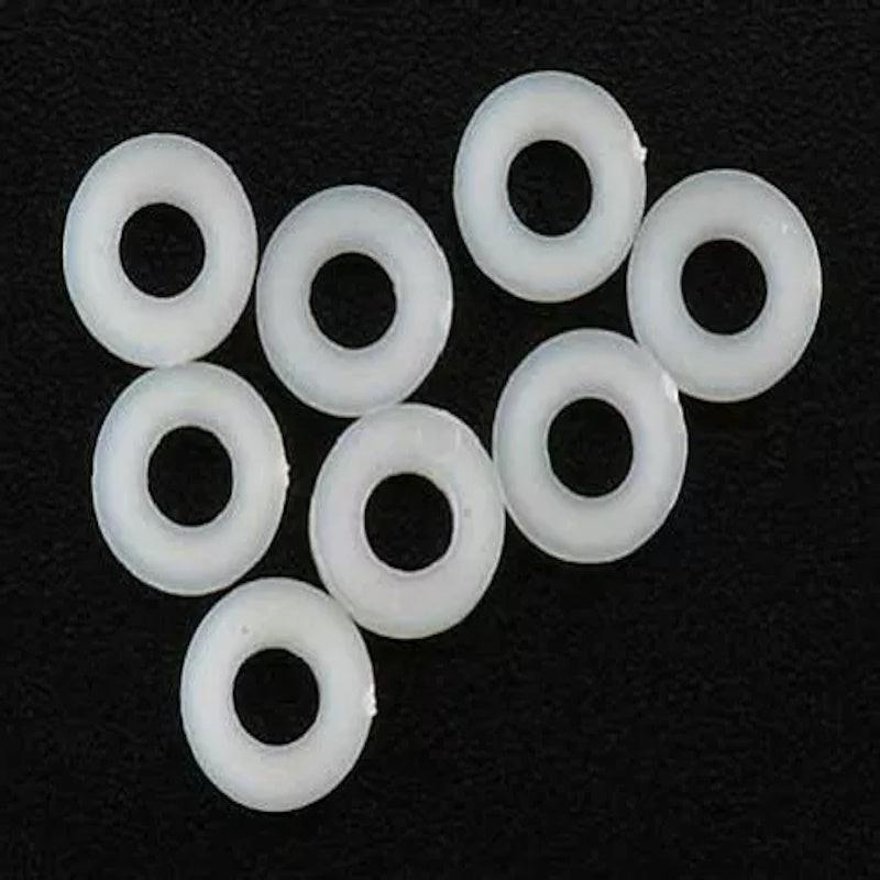 Dubro 636 #6 Flat Nylon Washer (8)