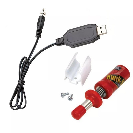 Dubro 668 Kwik Start XL Glow Plug Igniter Starter with Charger