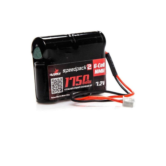 Dynamite DYNB2466 Speedpack 2 7.2V NiMH 1750mha Mini-T/Micro RS4 Battery