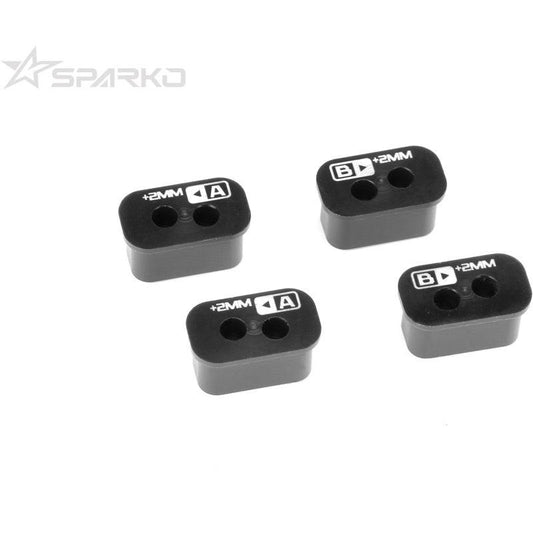 Sparko CNC Rear Hub Insert off Set +2mm