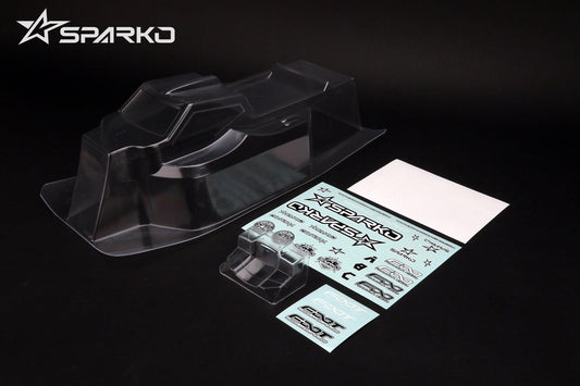 Sparko F8 Nitro Truggy Clear Body