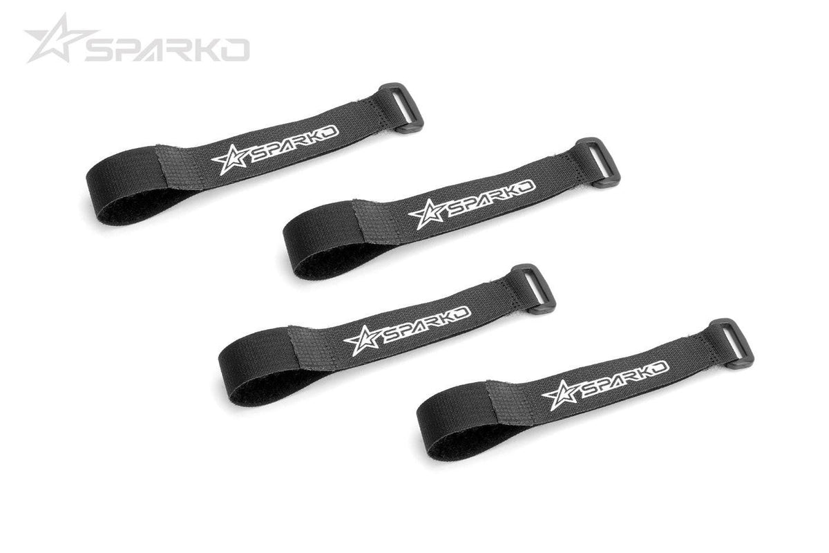Sparko F8E Hook & Loop Battery Straps 7.4V 4pcs