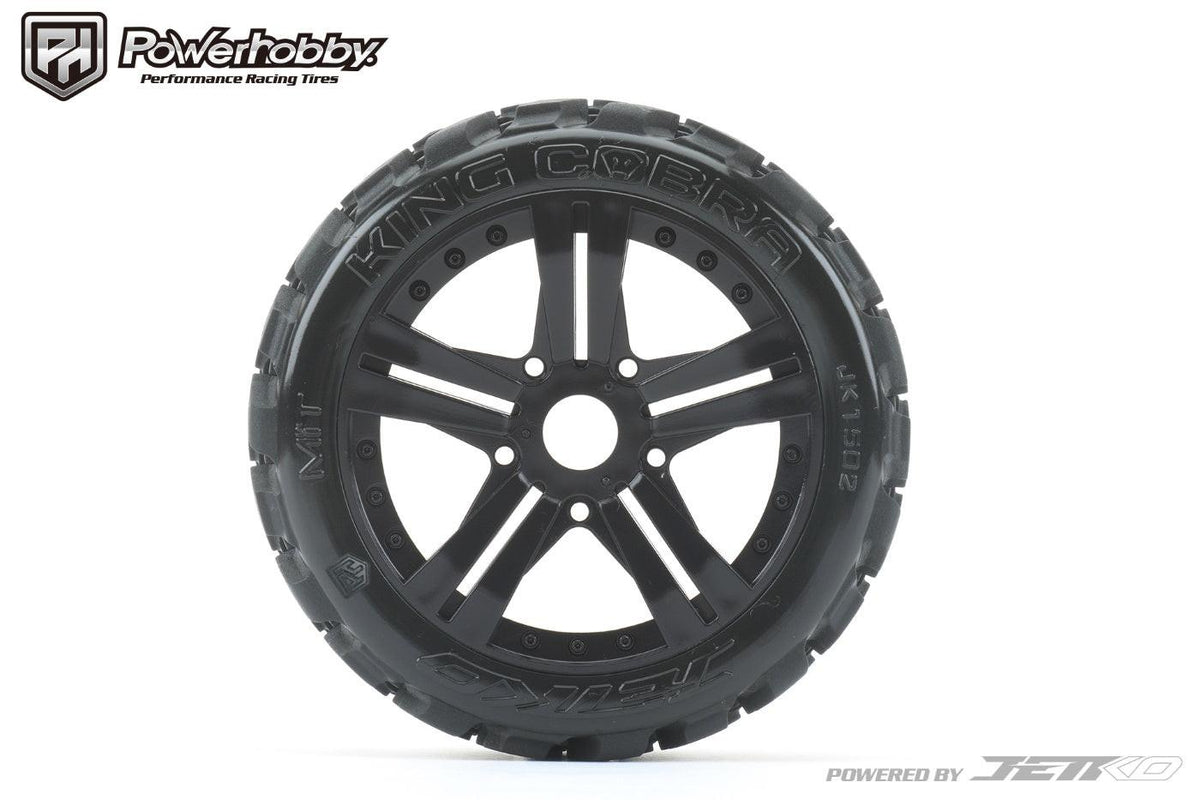 Powerhobby 1/8 Buggy King Cobra Belted Tires Mounted 17MM Claw Wheels