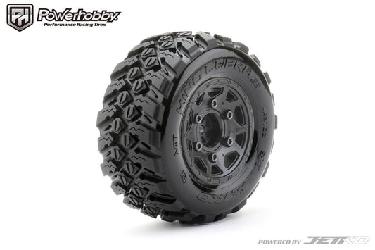 Powerhobby King Cobra 1/10 SC Belted Tires (2) with Removable Hex Wheels