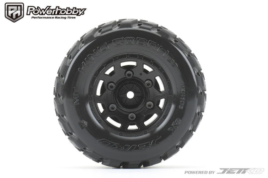 Powerhobby King Cobra 1/10 SC Belted Tires (2) with Removable Hex Wheels