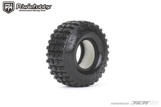 Powerhobby Conqueror 1.0” Micro Crawler Tires 1/24 Rock Crawler Axial SCX24