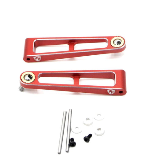 Powerhobby Aluminum Front Upper Arm Set Red MST RMX 2.5