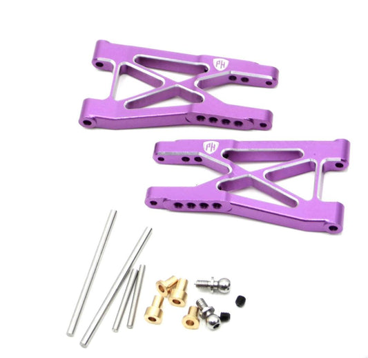 Powerhobby Aluminum Rear Lower Arms Purple MST RMX 2.5