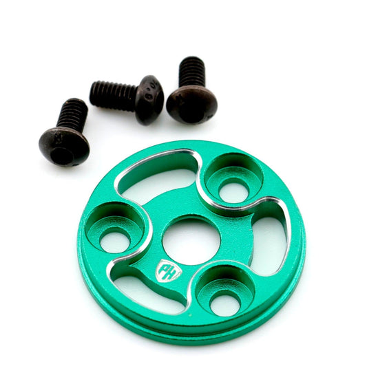Powerhobby Aluminum Spur Gear Cover Green MST RMX 2.5