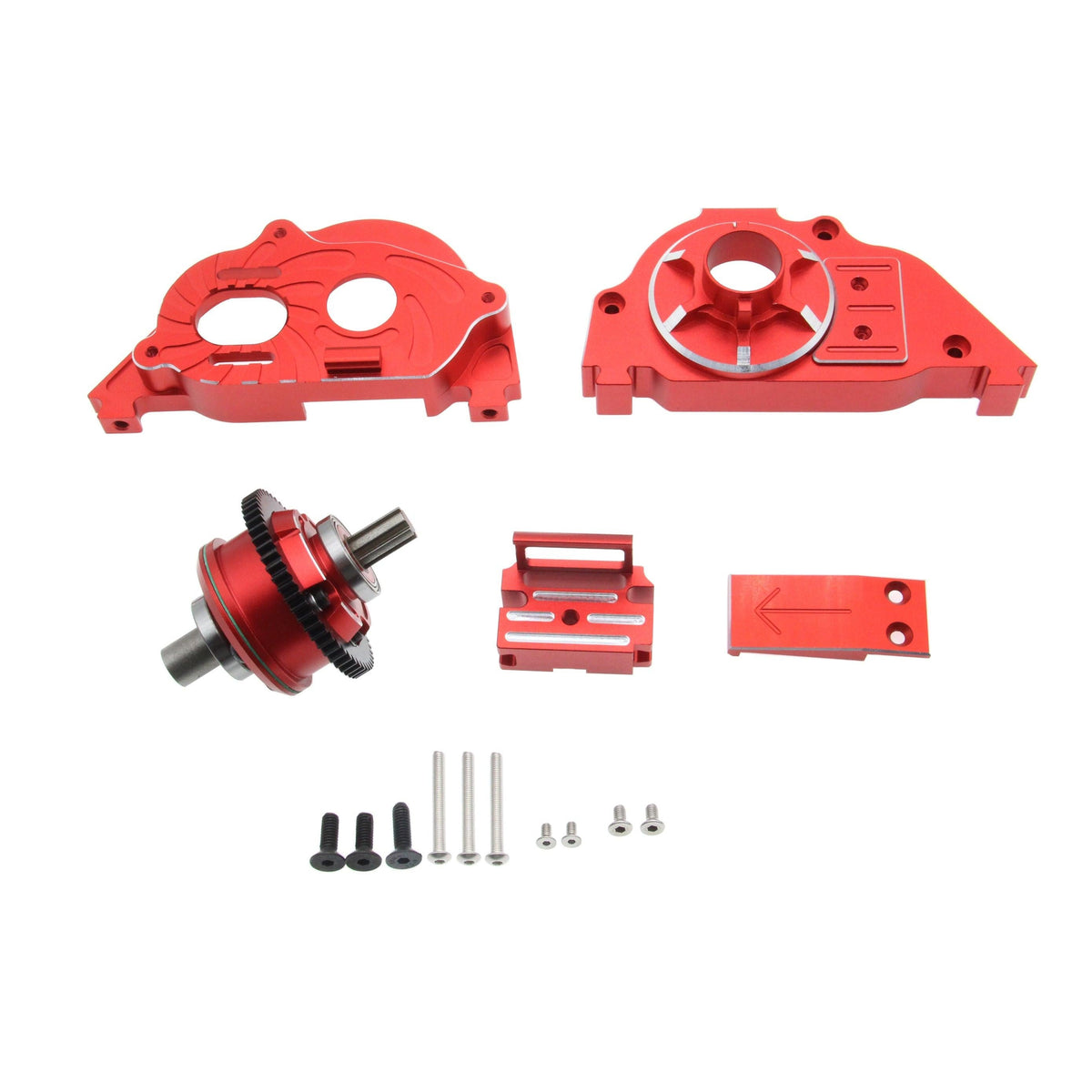 Powerhobby Aluminum Gearbox w Differential Arrma 3S Typhon / Setnon / Vorteks
