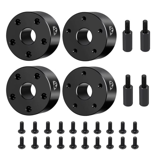 Powerhobby Aluminum Front Wheel Widened 19mm Coupler Adapters Tamiya Clod Buster