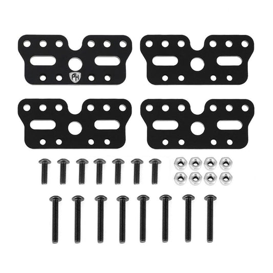 Powerhobby Aluminum Front Rear Shock Heightening Towers Mount Tamiya Clod Buster