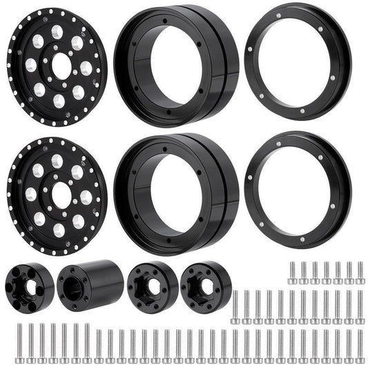Powerhobby Beadlock 2.2" Dual Wheels / Rims 1/10 Rock Crawler