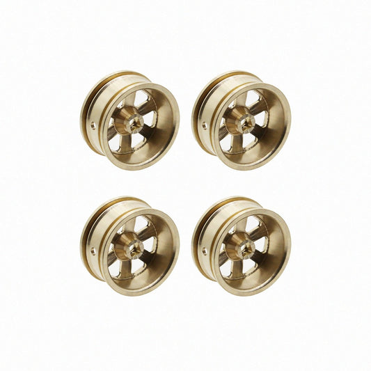 Powerhobby Brass Wheels 6-Diamond (4) Axial SCX30