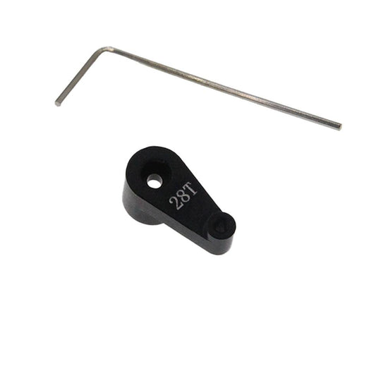 Powerhobby Axial SCX30 Aluminum 28T Servo Horn - Black