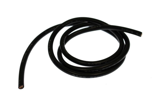 Powerhobby 8AWG Gauge Silicone Wire, 3' Black