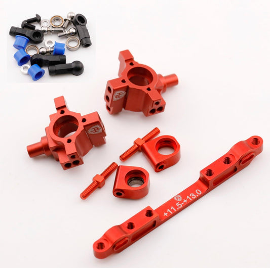 Powerhobby Aluminum TMB Rear Hubs Set Red MST RMX 2.5