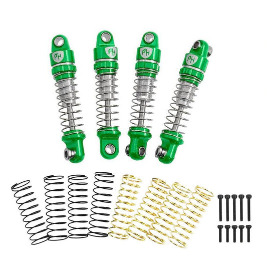 Powerhobby Axial SCX30 Aluminum 21.5mm Long Travel Shocks (4) Green