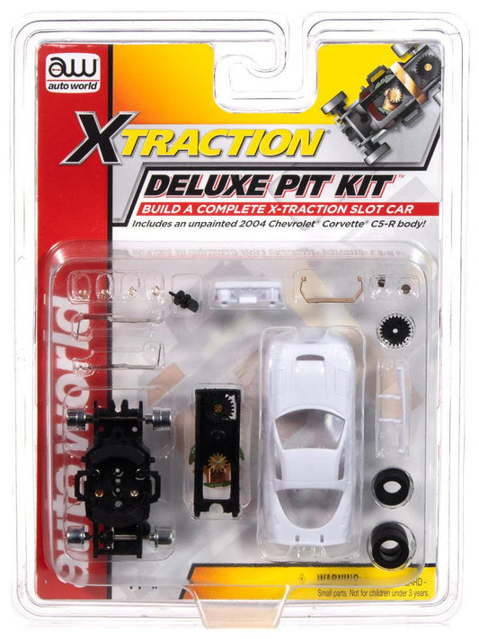 Auto World Corvette C5-R X-Traction Deluxe Pit Kit Body HO Slot Car TRX129