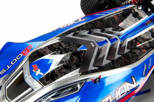 Arrma AR406118 Painted Decaled Trimmed Body (Blue) Typhon 6S Blx