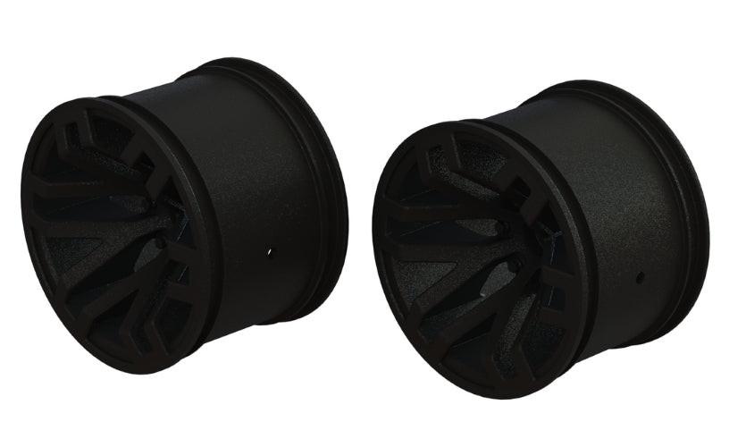 Arrma AR510097 MT 2.8" Wheel 14mm Hex Black (2Pieces) Granite