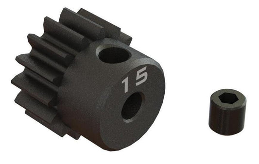 Arrma ARA311077 15T 0.8Mod 1/8" Bore CNC Steel Pinion Gear