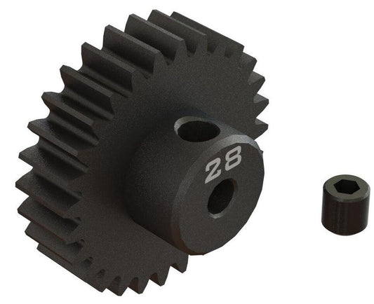 Arrma ARA311090 28T 0.8Mod 1/8" Bore CNC Steel Pinion Gear