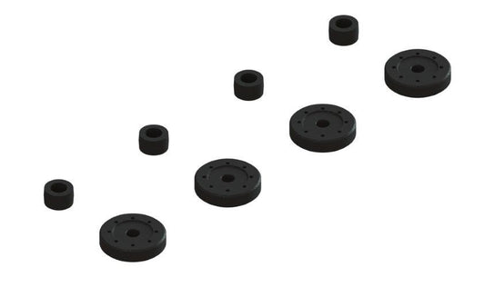 Arrma ARA330570 Shock Pistons & Cartridge Spacers Kraton 4X4 8S Outcast 8S