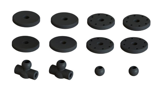 Arrma Shock Set Bore 16mm Length 134mm Piston  8x1.4mm OIL 1000cst Kraton