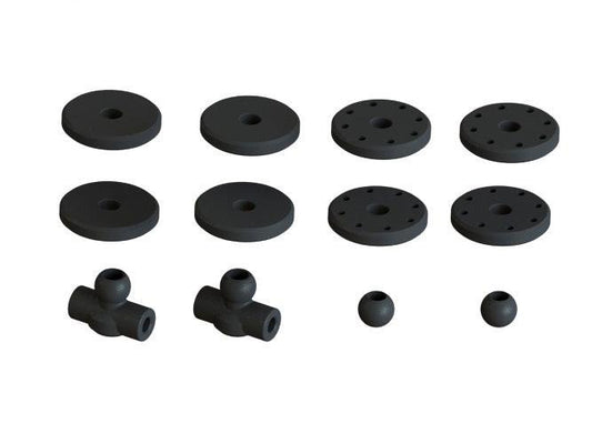 Arrma Shock Set Bore 16mm Length:77mm Piston: 8X1.2MM Oil:2000CST Infraction