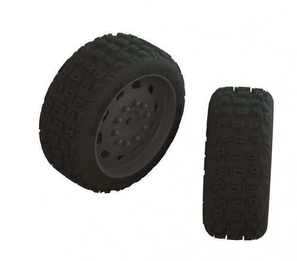Arrma ARA550083 dBoots KATAR 35/085 2.4 Tire Set Glued (1 Pair) Infraction / Vendetta 4X4