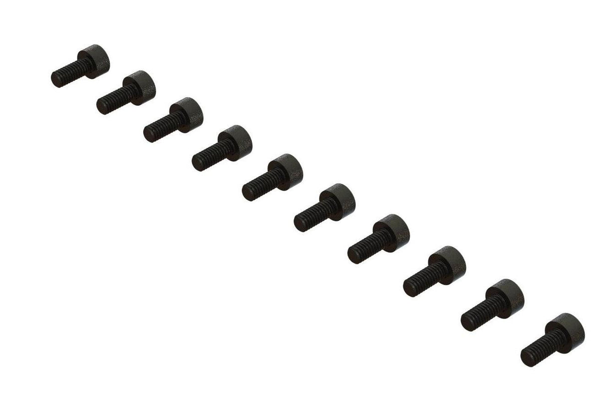 Arrma ARA702008 Cap Head Hex Machine Screw, M2.5x6mm (10)
