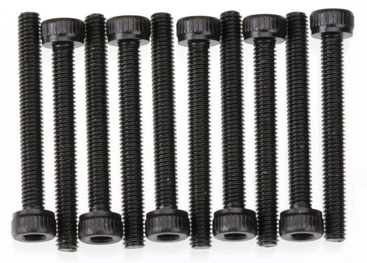 Axial AXA089 SCX10 AX10 Wraith MAX-D Cap Head Screws M3x25mm Black (10)