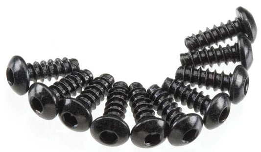Axial AXA434 XR10 Wraith EXO SCX10 MAX-D Score Hex 3x8mm Head Screws Black (10)