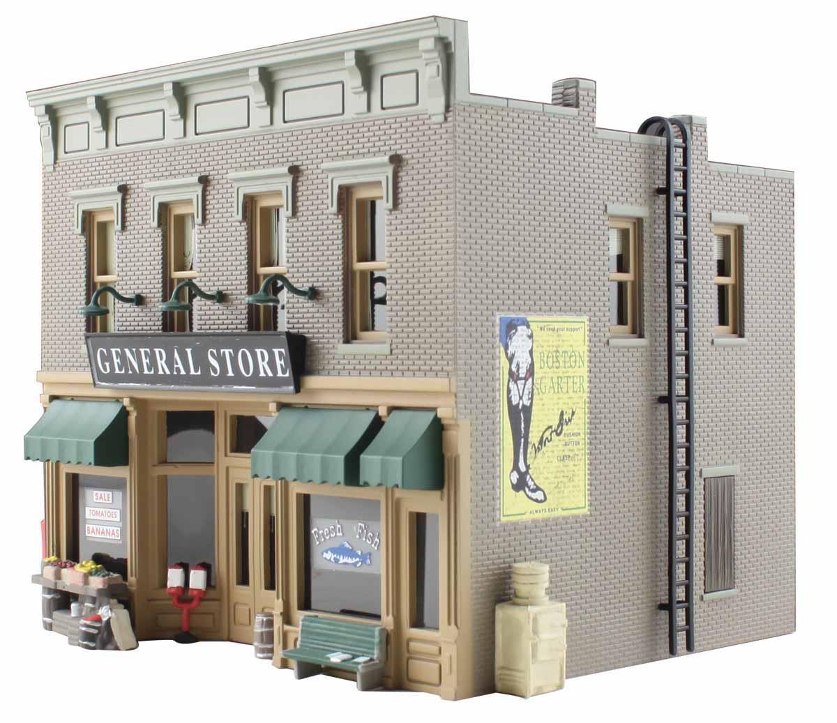 Woodland Scenics BR5021 HO Lubener's Gen Store Built-&-Ready Structure