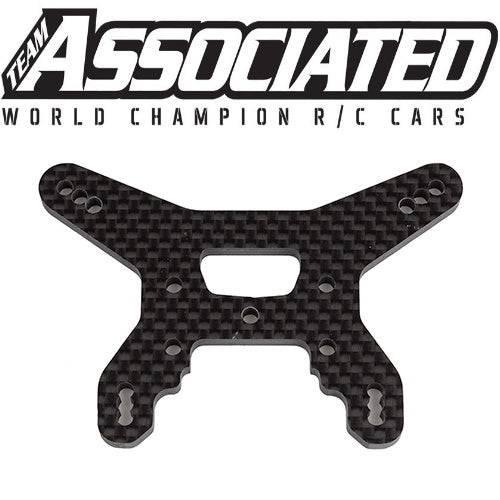 Associated 92256 RC10B74.1 FT Rear Shock Tower 31mm V2 carbon fiber