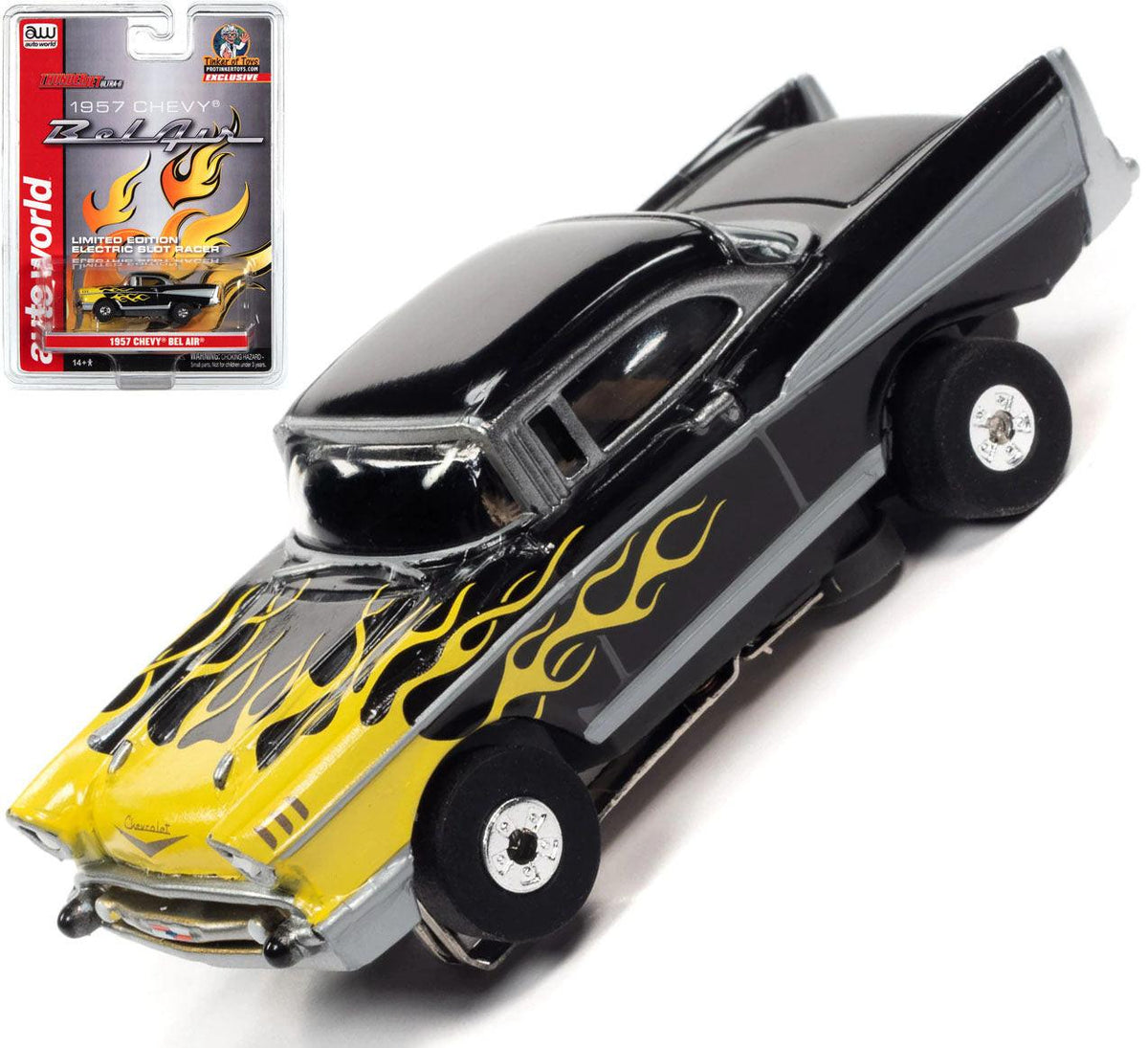 Auto World Exclusive 1957 Chevy Bel Air Thunderjet HO Slot Car for AFX Tjet