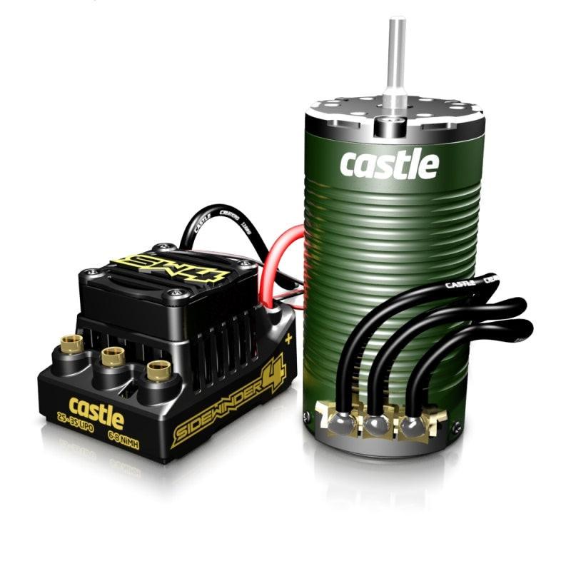 Castle Creations Sidewinder 4 Waterproof Sensorless ESC 1415-2400kv Sensored Motor