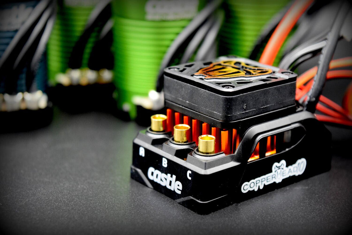 Castle Copperhead 10 ESC & 1406-2850KV 1/10th Motor Combo