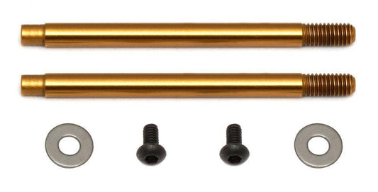 Associated 91615 3x21 mm Shock Shafts (V2) Titanium B44.3 RC10B5 RC10B5M RC10B6
