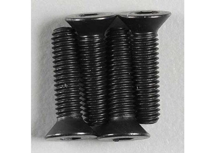 Dubro 2288 Flat Head Socket Screw Set (4)