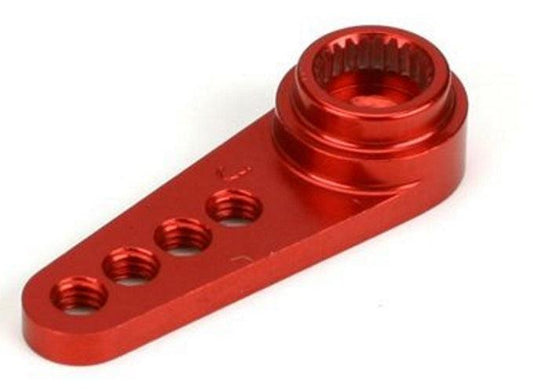 Dynamite DYN2536 1/2 Machined Aluminum Servo Arm Red JR Airtronics