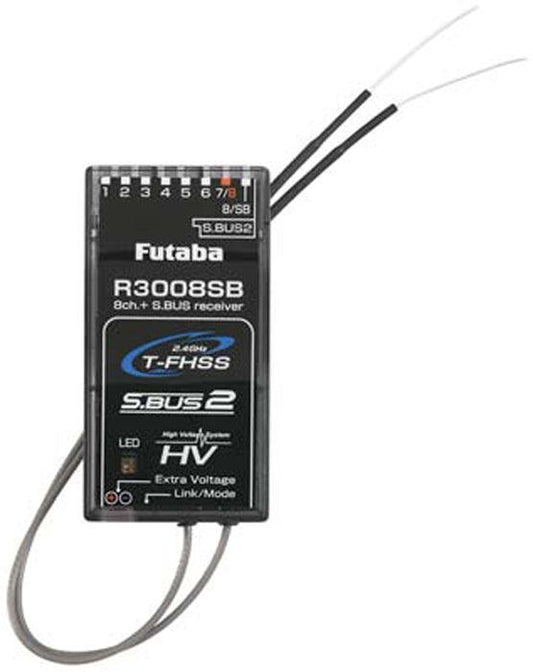 Futaba FUTL7685 R3008SB 2.4GHz FHSS Telemetry Receiver 10JA / 10JH
