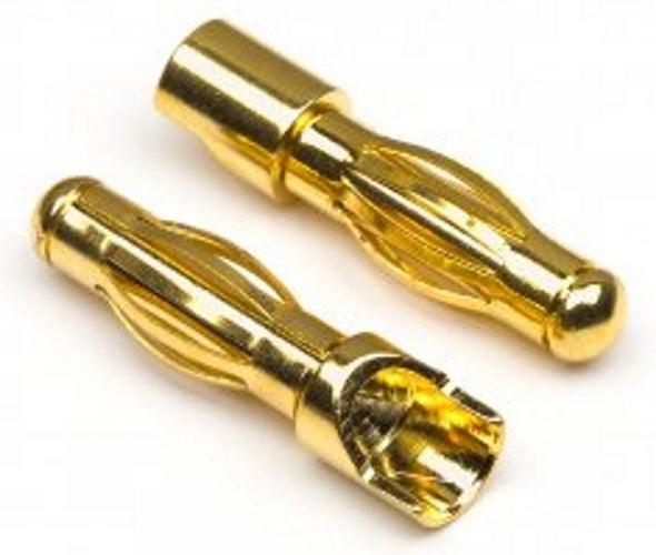 HPI Racing 101950 Male Gold Plated Connector (2 Pieces)