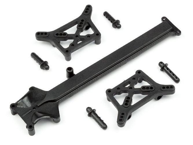 Hpi Racing 105510 Shock Tower w/Body Post /Top Deck Set Mini Recon