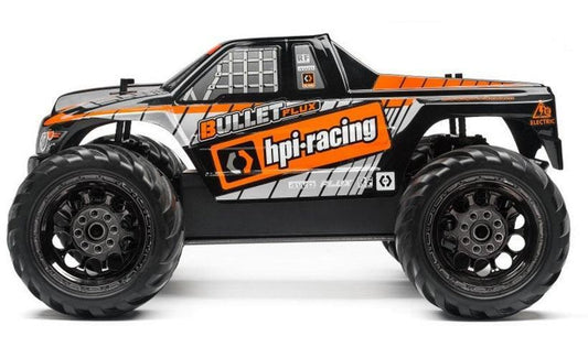 Hpi Racing 115515 Bullet MT Clear Body w/ Nitro/Flux Black Decals