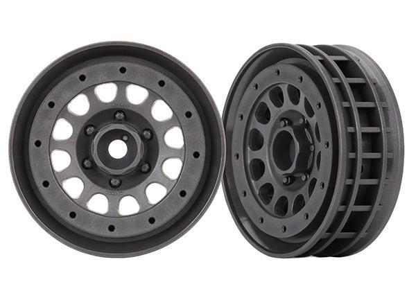 Traxxas 8173A 1.9" Charcoal Gray Beadlock Method Wheels (2)
