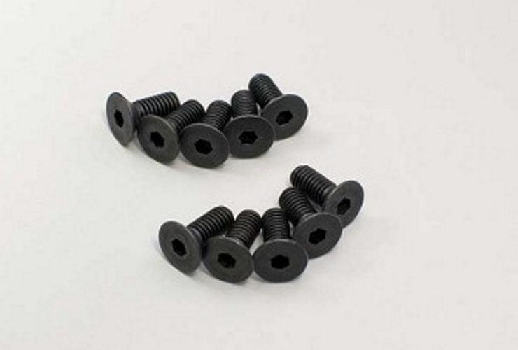 Kyosho 1-S34010H Flat Head Screw (Hex / M4x10 / 10piecs)