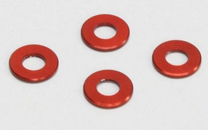 Kyosho 97041-05R Aluminum Color (3x6x0.5mm/Red)
